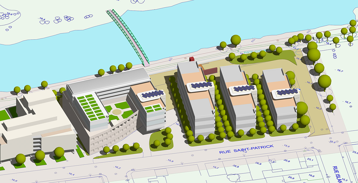 2175 Saint-Patrick  - rev 2015 - place publique  - Pointe Saint-Charles - Montréal Canal de Lachine 