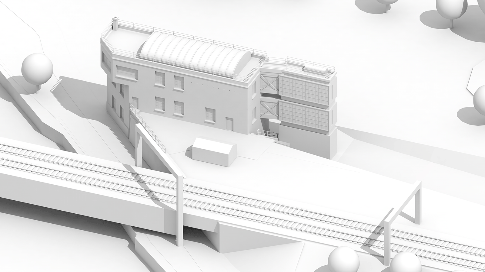 Tour d'aiguillage Wellington, Griffintown, Montréal, Powerpack, Jean Damecour Architecte